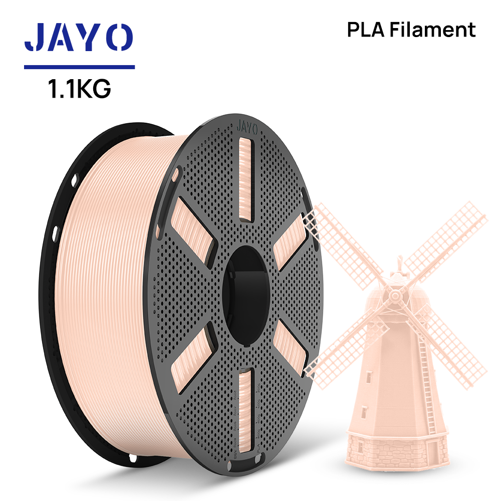 Beige JAYO PLA filament 1.1 kg spool