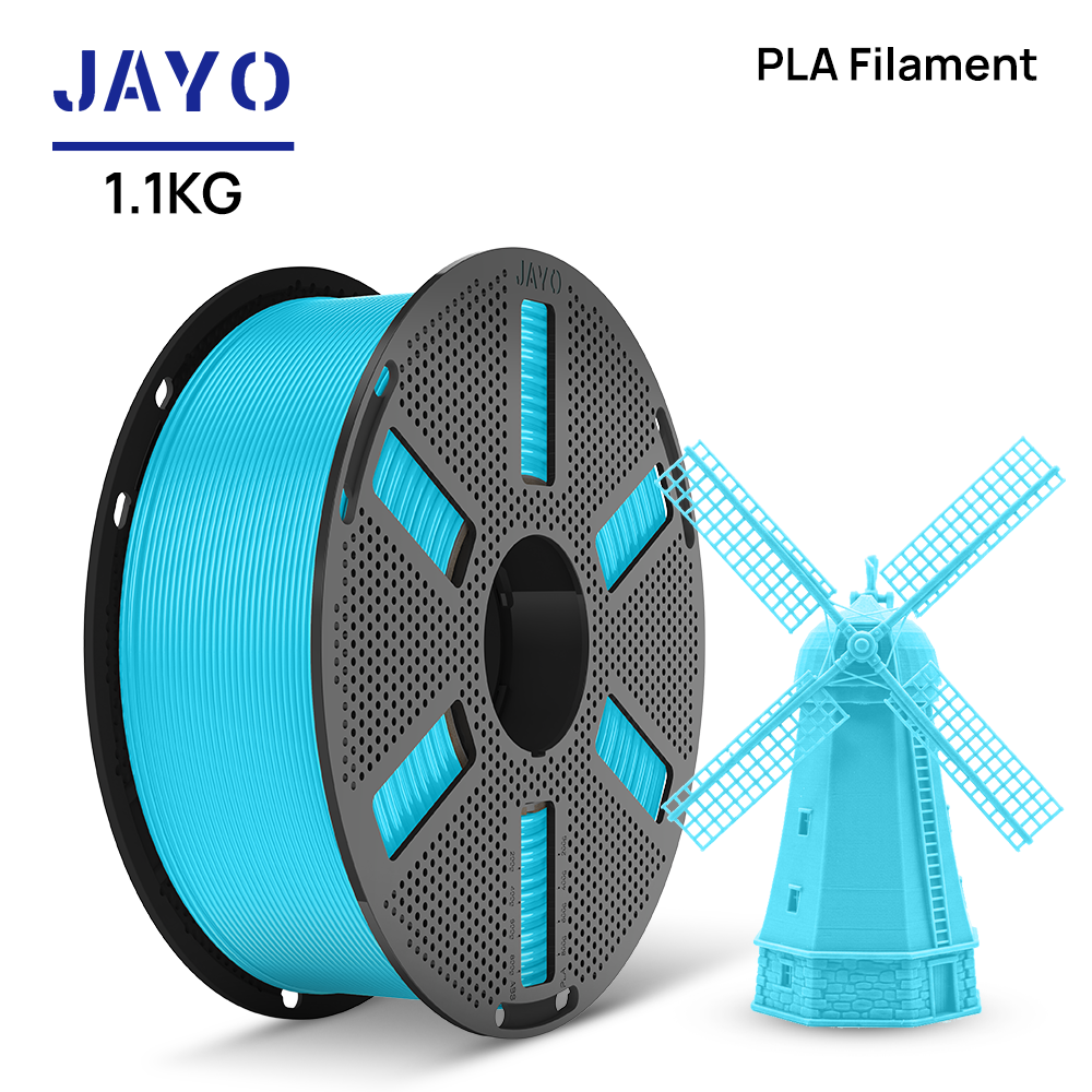 Cyan JAYO PLA filament 1.1 kg spool