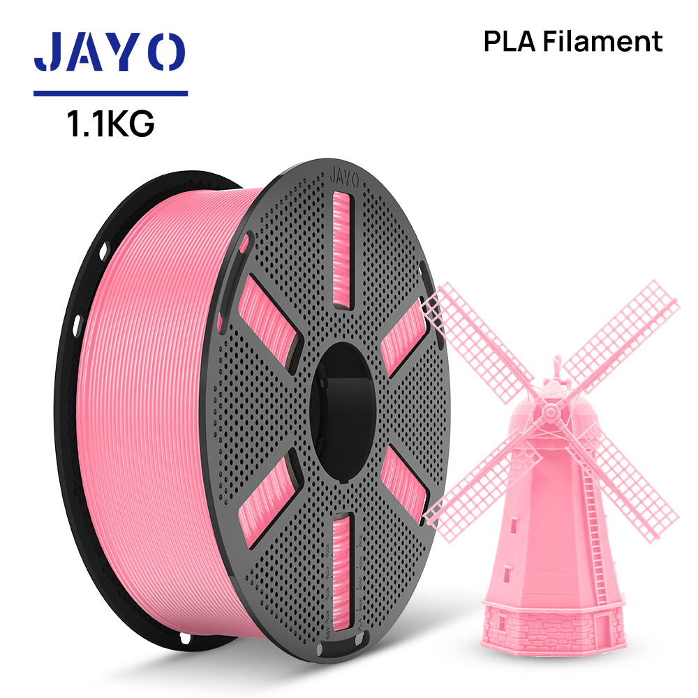 Pink JAYO PLA filament 1.1 kg spool