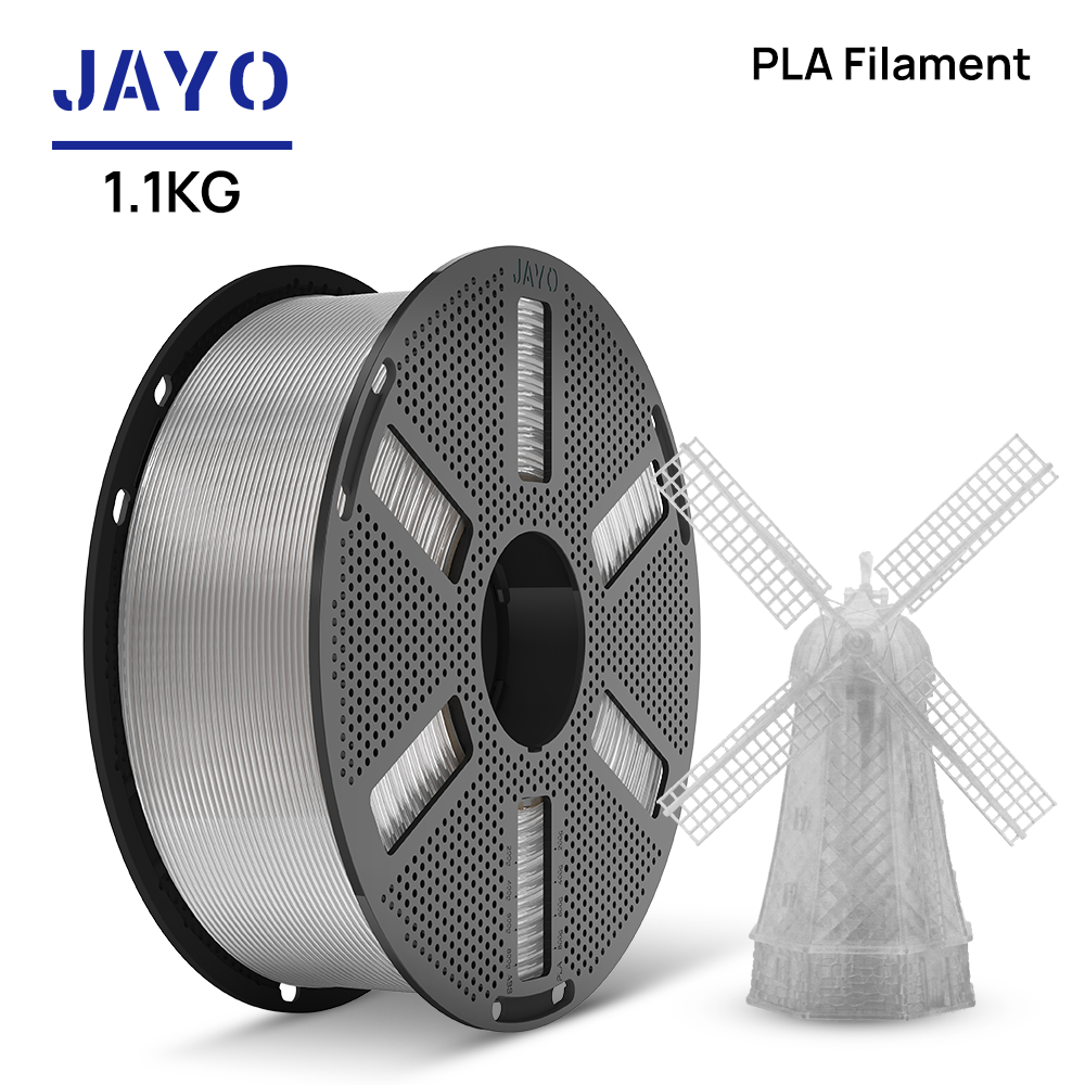 Transparent JAYO PLA filament 1.1 kg spool